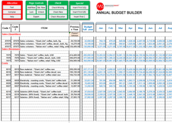 Annual Budget Builder DI screenshot 3