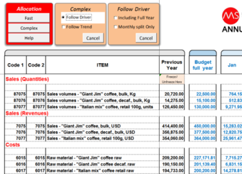 Annual Budget Builder DI screenshot 5