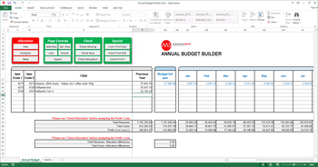 Annual Budget Builder screenshot 2