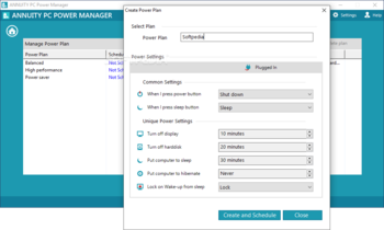 ANNUITY PC Power Manager screenshot 3