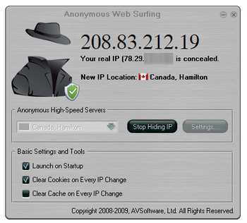 Anonymous Web Surfing screenshot 2