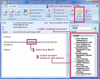 Answer It! add-in for Microsoft Outlook screenshot 2