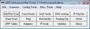 ANT (Advanced Net Tools) Professional Edition screenshot