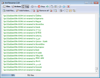 Ant Renamer Portable screenshot