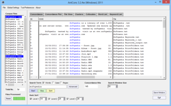 AntConc screenshot 16