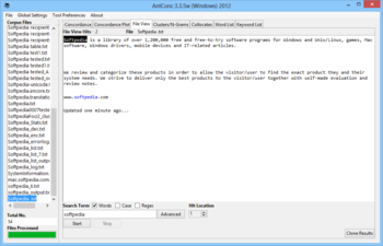 AntConc screenshot 3