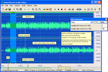 Antechinus Audio Editor screenshot 2