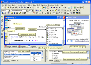 Antechinus JavaScript Editor screenshot 2
