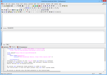 Antechinus JavaScript Editor screenshot