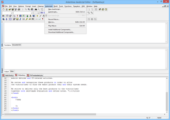 Antechinus JavaScript Editor screenshot 9