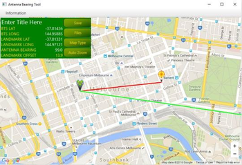 Antenna Bearing Tool screenshot