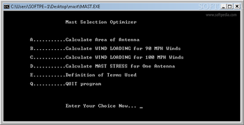 Antenna Mast Design screenshot