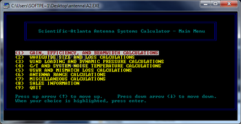 Antenna Systems Calculator screenshot 2