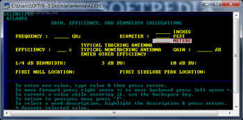 Antenna Systems Calculator screenshot 3