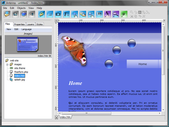 Antenna Web Design Studio screenshot 3