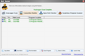 Anti Hacker screenshot