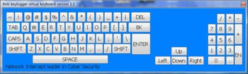 Anti Keylogger Virtual Keyboard screenshot
