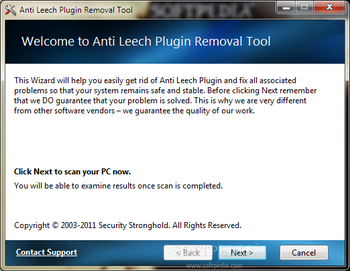 Anti Leech Plugin Removal Tool screenshot