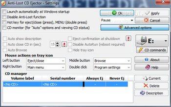 Anti-lost CD Ejector Lite screenshot 2