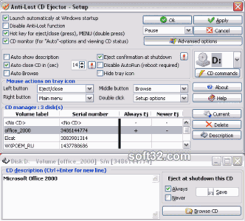 Anti-lost CD Ejector Lite screenshot 2