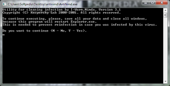 Anti-Nimda screenshot