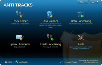 Anti Tracks Free Edition screenshot
