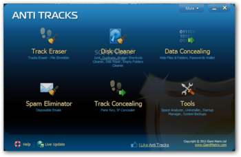 Anti Tracks Free Edition screenshot