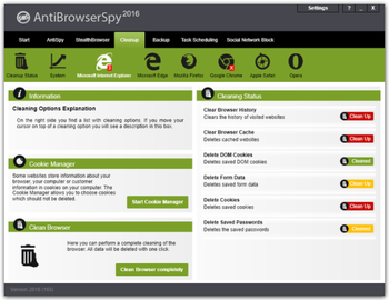 AntiBrowserSpy screenshot