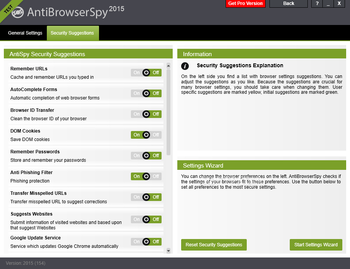 AntiBrowserSpy screenshot 16