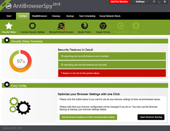 AntiBrowserSpy screenshot 3