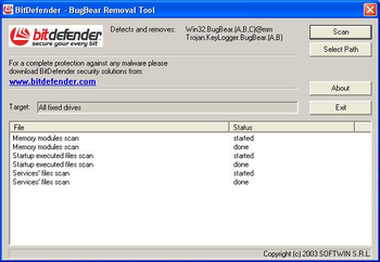AntiBugBear Removal Tool screenshot