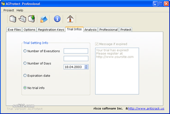 AntiCrack Software Protector Basic screenshot 4