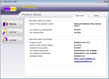 Antidote Free 2008 screenshot