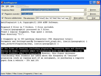 AntiPlagiarist screenshot 3