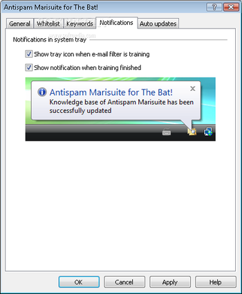 Antispam Marisuite for The Bat screenshot 5