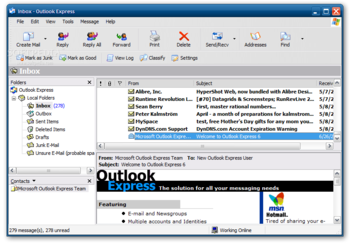 AntispamSniper for Outlook Express screenshot