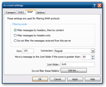 AntispamSniper for Outlook Express screenshot 9