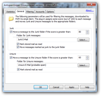 AntispamSniper for Outlook screenshot 4