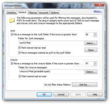 AntispamSniper for Windows Live Mail screenshot 3
