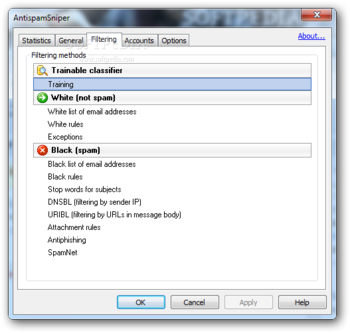 AntispamSniper for Windows Live Mail screenshot 4
