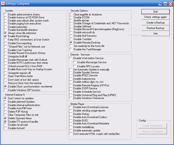 Antispy Complete screenshot