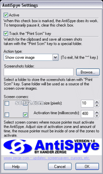 AntiSpye screenshot 3