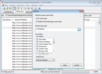 AntlerTek Internet History Analyzer screenshot 2