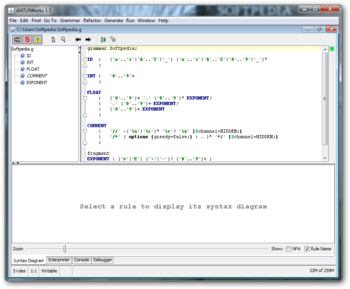 ANTLRWorks screenshot