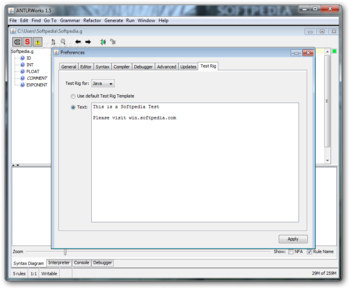 ANTLRWorks screenshot 12
