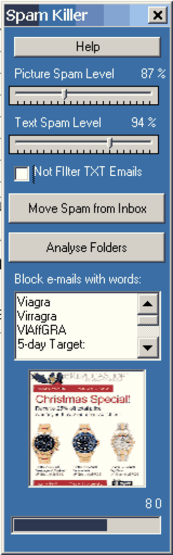 Antrasoft Spam Killer screenshot 2