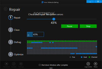 Anvi Ultimate Defrag Pro screenshot 2