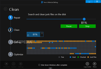 Anvi Ultimate Defrag Pro screenshot 3