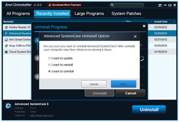 Anvi Uninstaller screenshot 4