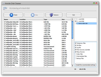 Anvide Disk Cleaner screenshot 3